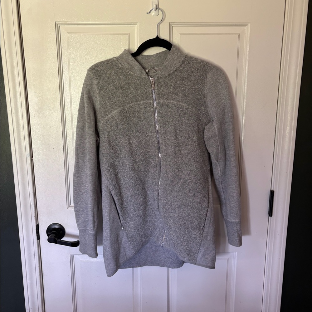 lululemon athletica Gray Bomber Jacket